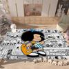 M-Mafalda Girl Floor Mat INS Style Soft Bedroom Floor House Laundry Room Mat Anti-skid Household Carpets