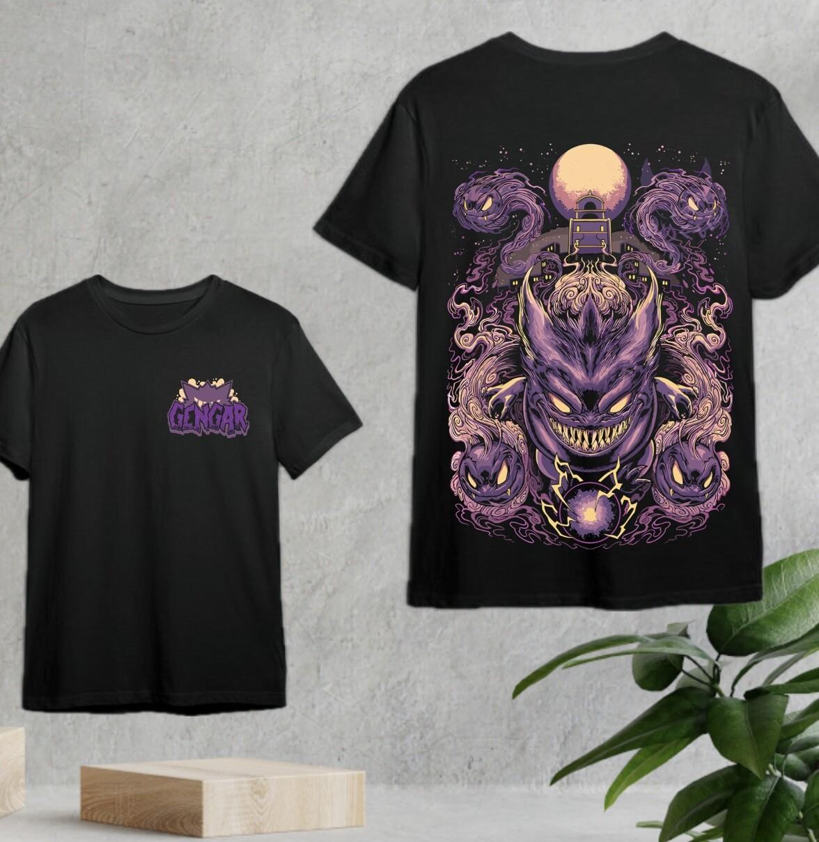 Tend anime Shirt Anime Manga Otaku T-Shirt Mens Womens Tees Top Anime Manga Shirt gift XL