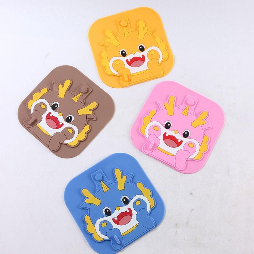 Anti Odor Floor Drain Pad Cartoon Shower Drain Cover for Bathroom Hair Collection