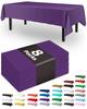 Pureegg Plastic Table Cloth Disposable 8 Pack, 54 x 108 Inch Table Cloths, Graduation Decorations Class of 2025, Graduation Party Tablecloths,
