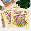 40-Page Fruit & Food Cartoon Doodle Coloring Book for Kids Aged 4+