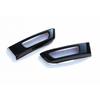 Black Front Fog Light Cover Lamp Frame Trim For LR Range Rover Sport 14-17