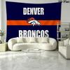 Denver Broncos Logo Wall Tapestry Aesthetic Wall Hanging Printed Fabric Blanket Decorative Tapestries for Bedroom Living Room Home Decor