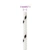 Boat Rope Braided White 2 Mm * 50 M Polyester