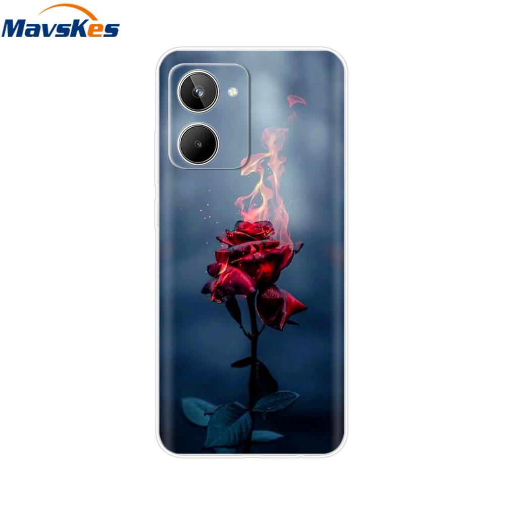 For Realme 10 Case Soft Transparent Back Cover Cases For OPPO Realme 10 4G Realme10 Silicone Bumper Phone Fundas Bags 6.4inch