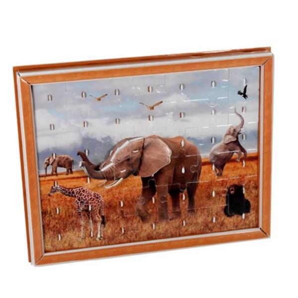

[Zilipoo] Amazing puzzle African elephant (42pcs), zilipoo, Korea Best Toddler Puzzle