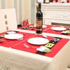 Christmas Dcor Ultrasonic Table Mats Cozy Fabric Table Setting Pad For Dining Tables