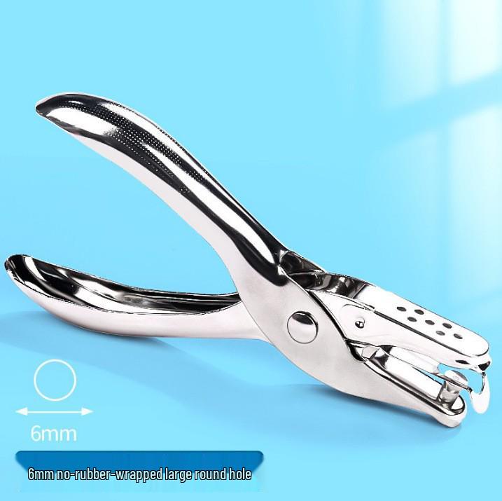 Heart-Shaped Metal Single Hole Punch for Loose-Leaf Papers – Ideal for Students and Crafts