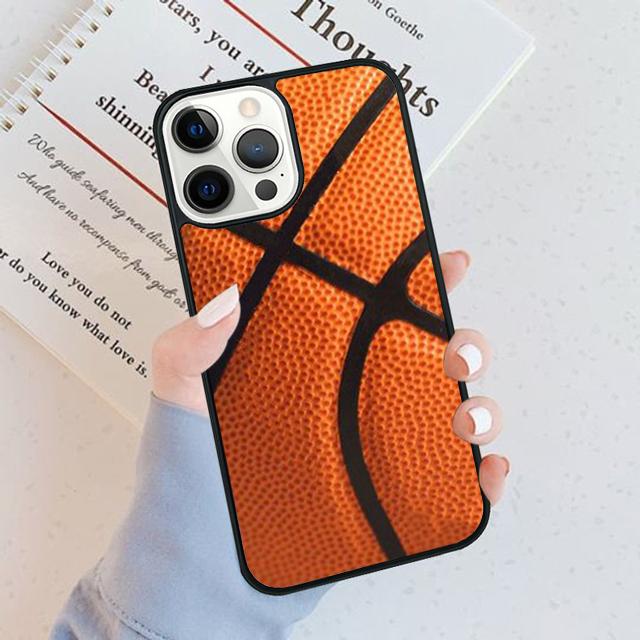 Basketball Textured Phone Case Cover For iPhone 17 Air 16 15 14 Plus Apple 16 11 12 13 Pro Max Coque