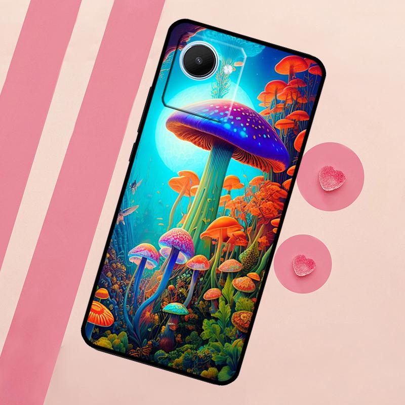 Seltsames psychedelisches Pilz-Case für Realme C71 C55 C53 C67 C75 C61 C33 C63 C51 C65 10 11 12 13 14 15 Pro Plus GT7 Pro