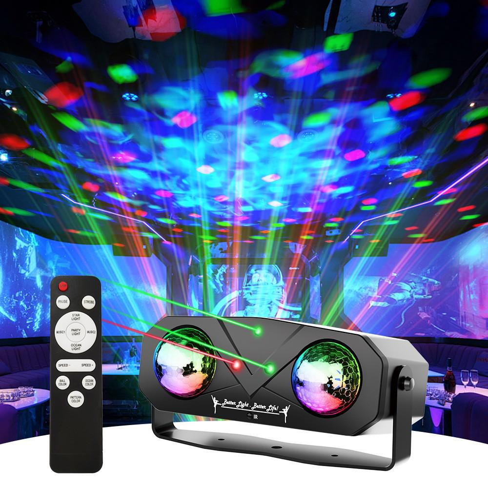 

LED Laser Magic Ball: Stage & Atmosphere Light for Starry Sky & Water Wave Effects Light + USB cable (no plug included)