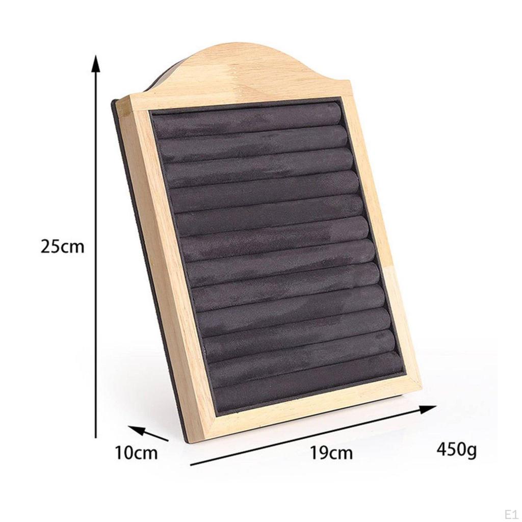 Velvet Band Display Stand Minimalist Design Tabletop Organizer Tray Large Capacity for Jewelry