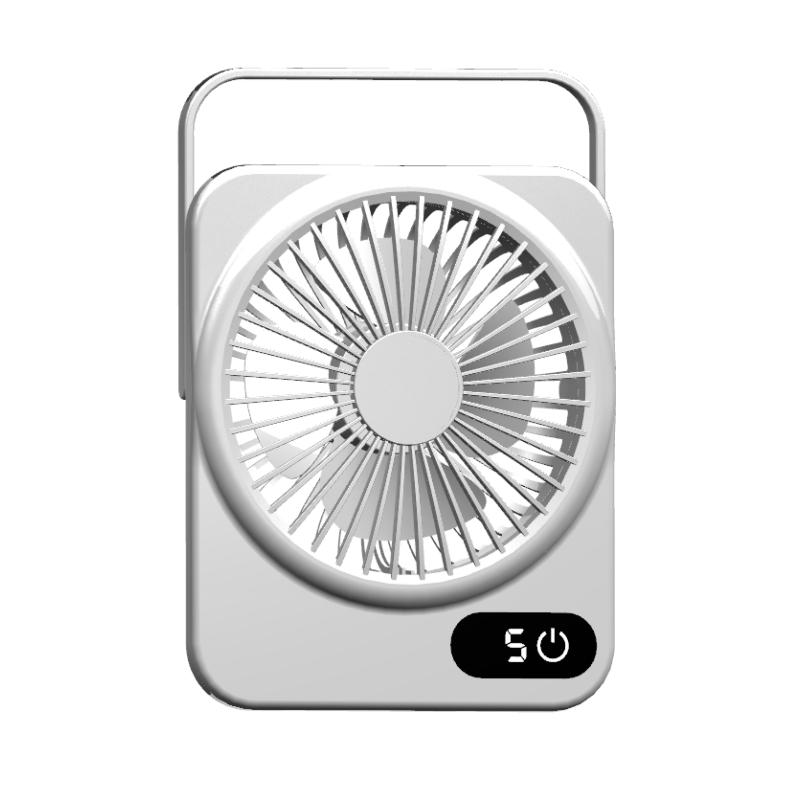 

Ультратихий настольный USB-вентилятор, 5 скоростей, регулируемый угол наклона, подходит для персональных охлаждающих вентиляторов в домах и офисах белый
