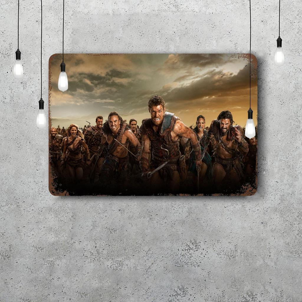 Spartacus Retro Vintage Blechschild Poster Dekorative Plakette Metallplatte Wanddekoration