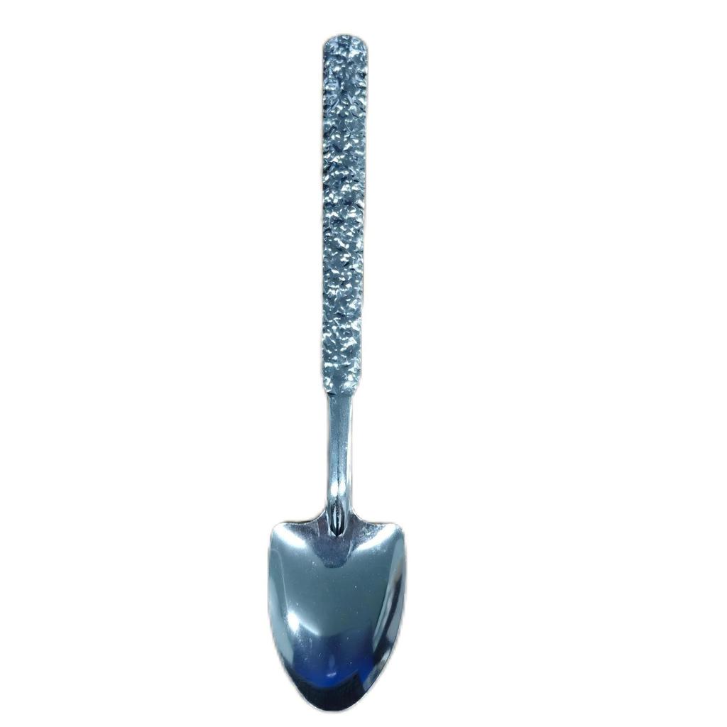 Stainless Steel Hammered Retro Watermelon & Dessert Spoon Set—Thickened, Creative, Cute Design.