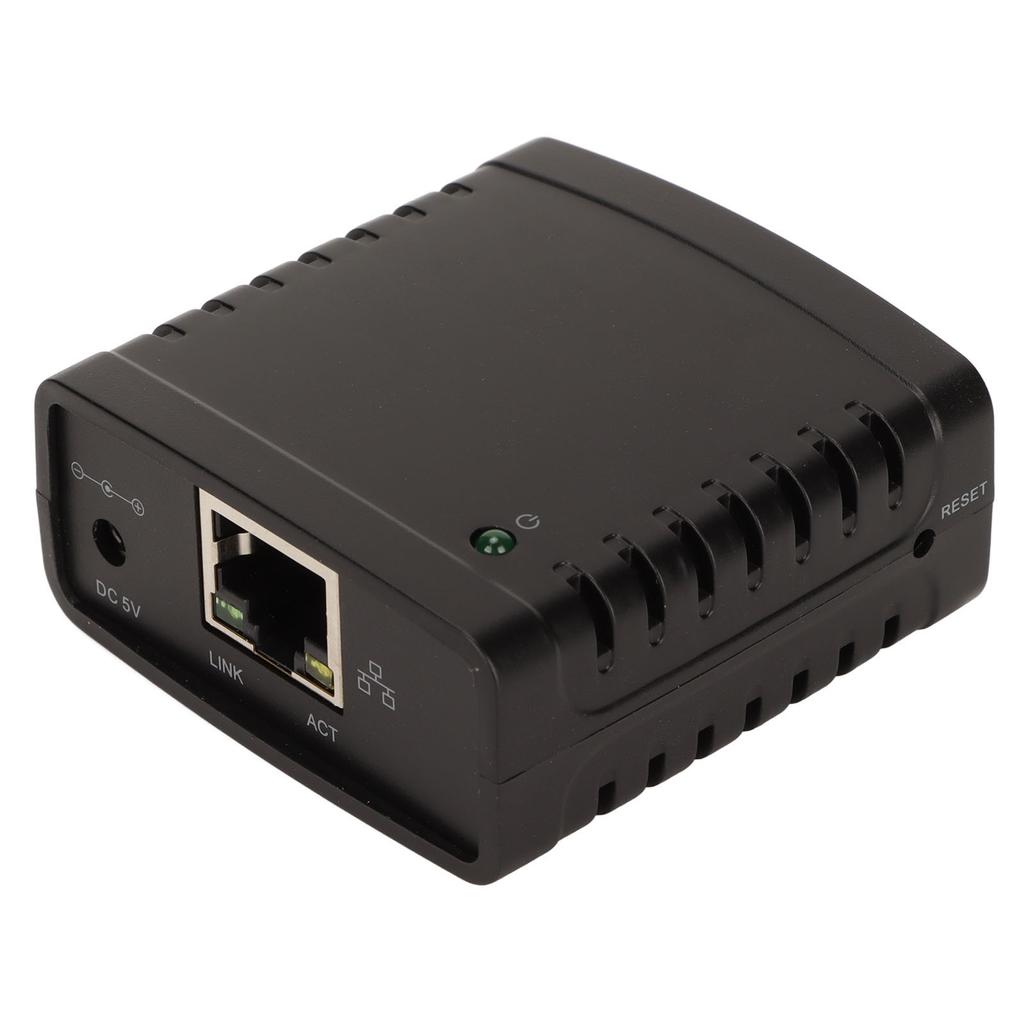 USB Print Server TCP IP LPR Print Server 10Mbps 100Mbps Standard RJ45 LAN Port USB Wireless Extender Sharer 100‑240V