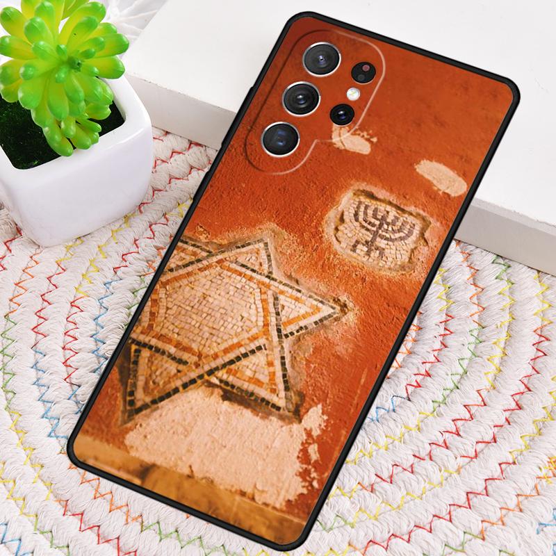 David Jewish Star Symbol Phone Case for Samsung Galaxy note 10 pro S26 Ultra S23 S24 FE S25 S21 S22 PLUS shockproof Cove