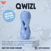 West Paw Zogoflex Quizle, ein langlebiges und unzerbrechliches Hundespielzeug mit Leckerlis und pädagogischen Funktionen. [Limitierte Edition Immergrün (blau) Größe Klein]