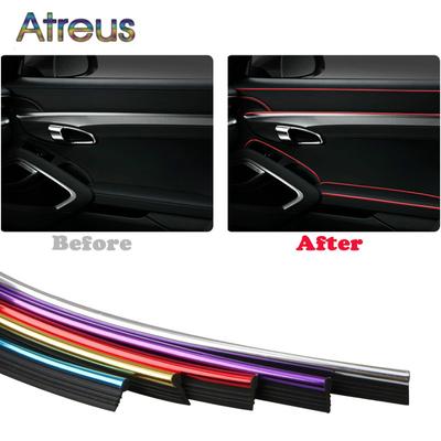 5M Car Interior Air Outlet Mouldings Decoration Strip For Ford Focus Mk2 3 Mk3 Mk1 Fiesta Mk7 Ranger Mondeo Mk4 Fusion Kuga