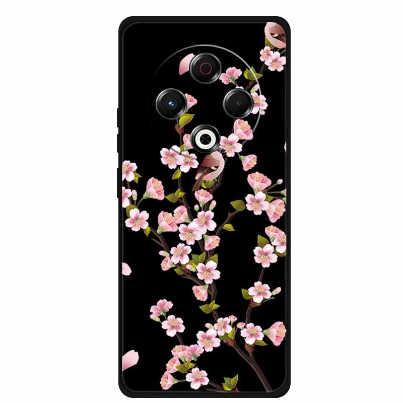 Coque For Tecno Spark 30 4G Case 6.78" Cartoon Cat Black Silicone Soft Back Cover Case For Tecno Spark 30 Case Spark30 Funda Bag