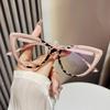 Reading Eyewear Blue Ladies Blocking Premium Goggle Luxury Presbyopic Cat's Spectacle Gradient Blocking Screen Eye Stylish Tinted Color Feline