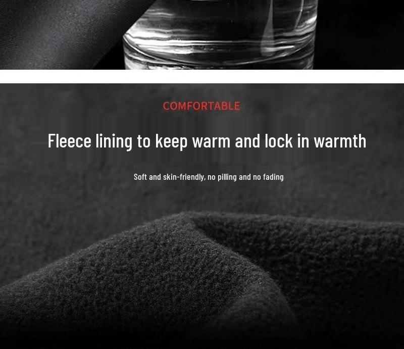 Men's Fleece-Lined Winter Thermal Quick-Dry Sports Base Layer Set