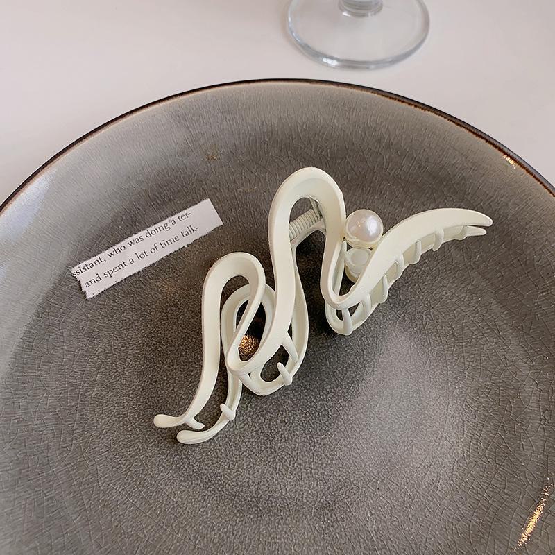 

Элегантные большие Ins-Style Shark Clip щипцы для затылка F1120 белый