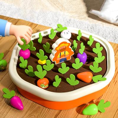Bebek Montessori Havuç Hasadı Çek Turp Hafıza Sıralama Masa Oyunları İnce Motor Becerileri Eğitici Duyusal Oyuncaklar Küçük Çocuklar İçin