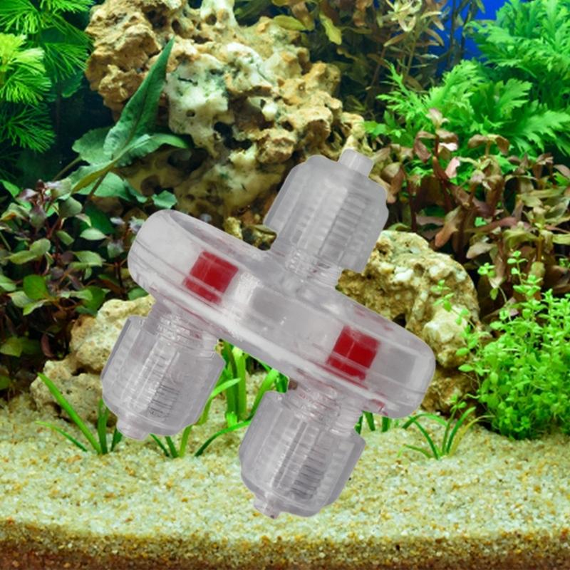 10PCS NonReturn Check Valves For Fish Tanks Air Pumps 3/16Inch Airline Tubing Unidirectional Valves Aquarium Accessories