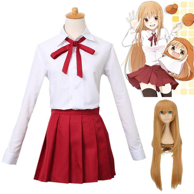 Himouto Umaruchan Umaru Doma Girls School Uniform Skirt Dress Costume Cosplay