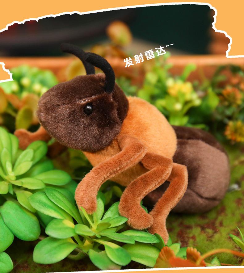 Adorable Sleepy Ant Plush Toy - Soothing Stuffed Animal Doll for Kindergarten