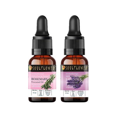 Ätherisches Rosmarin- und Lavendelöl-Set (2 x 15ml), Ätherisches Rosmarin- und Lavendelöl-Set,