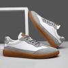 Herren Freizeitschuhe aus echtem Leder Leicht Atmungsaktiv Herren Sneaker Neuer Trend Schnürschuhe Tenis Masculino Luxusmarke Trainer