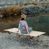 Outdoor Ultralight Portable Folding Sleeping Bed Office Siesta Noon Break Bed Aluminum Alloy Rod