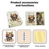 116/185pcs Cat Wooden Puzzle Irregular-shaped Jigsaw Puzzle Stress-Relieving Game Birthday Xmas Gifts for Cat Lovers Home Decor