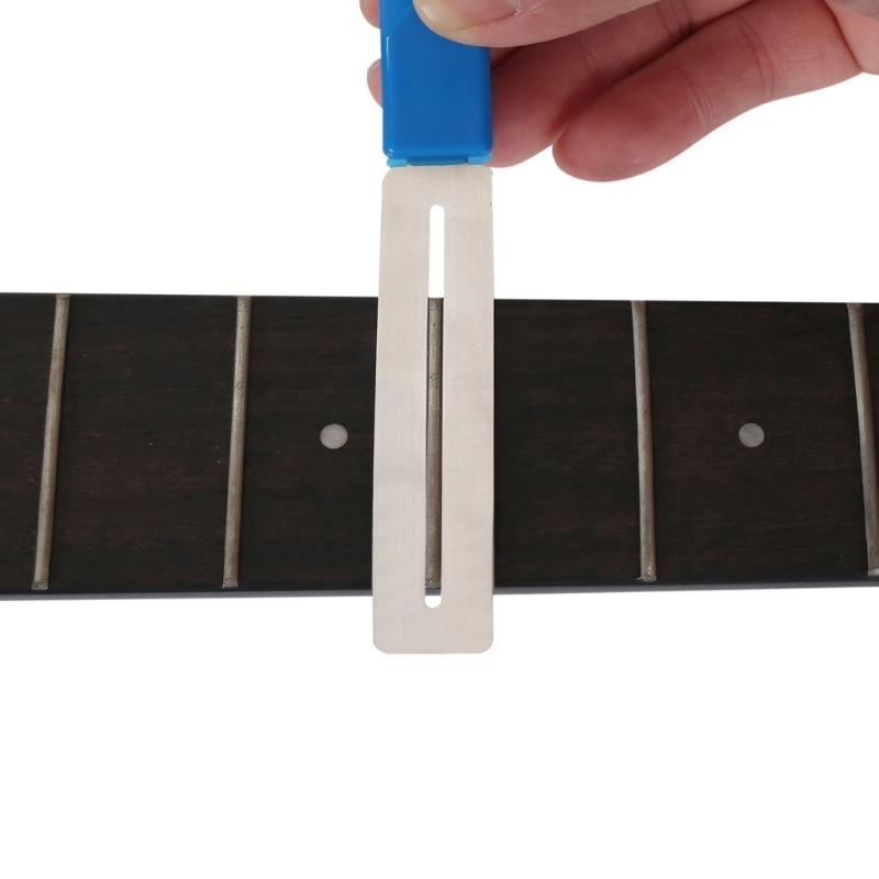 3Pcs Stainless Steel Guitar Fretboard Protector Fretboard Protective Shims Metal Fretboard Guard Repairing Tool Enduring