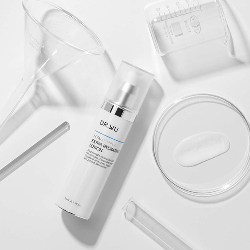 Hyal Complex Extra Feuchtigkeitsspendende Lotion 50ml Feuchtigkeitslotion mit Hyaluronsäure Hoch und Für Trockene und Geeignet für Empfindliche DR.WU Säure, Feuchtigkeit,