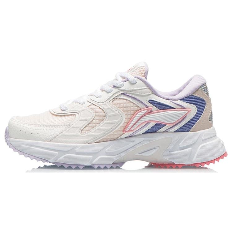 (WMNS) Li-Ning Casual Running Shoes  White Pink Blue  Women s ARLR014-3 EU 35⅔