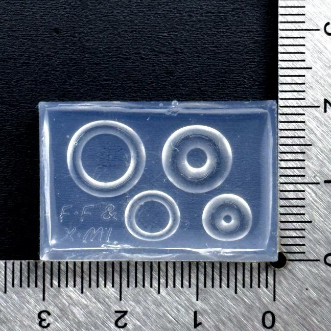 

Європейська метеликова мереживна сніжинка кільце для нігтів 3D силіконова форма для нейл-арту Nail art mold