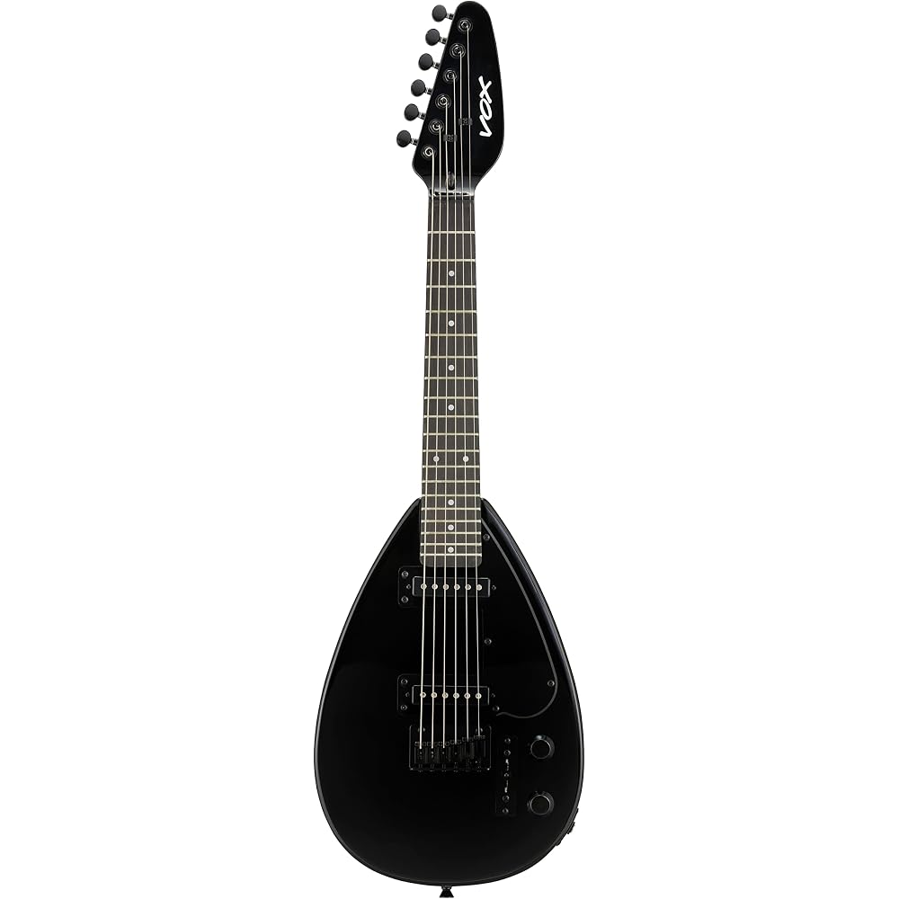 VOX Mark III Mini Short Scale Lightweight Compact Mini Guitar - Solid Black