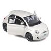 Bburago 1/24 Scale Fiat 500e 2023 White Diecast Model Car, Finished Product, 18-21110 WT