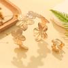 Flower bracelet ring set personalized design hand jewelry