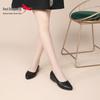 Red Dragonfly Women's Genuine Leather Low Heel Autumn Shoes - Comfortable Soft Sole, Perfect for Work