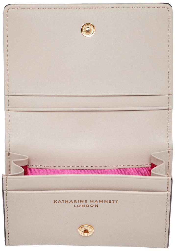 Hamnett Wallet Business Card Holder Rose Garden KHP600 Beige [Catherine London]