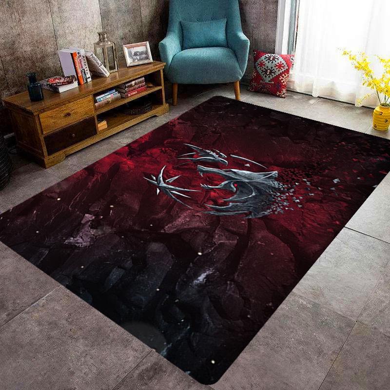 The Witcher's Fury carpet Living room and bedroom mats printing Dormitory decoration Room Fashion