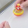 TOYANDONA Spinning Traditional Plastic Pull-String Tops, 3-Piece Set, Hand-Cranked Tops, Toys, Tops, Play,