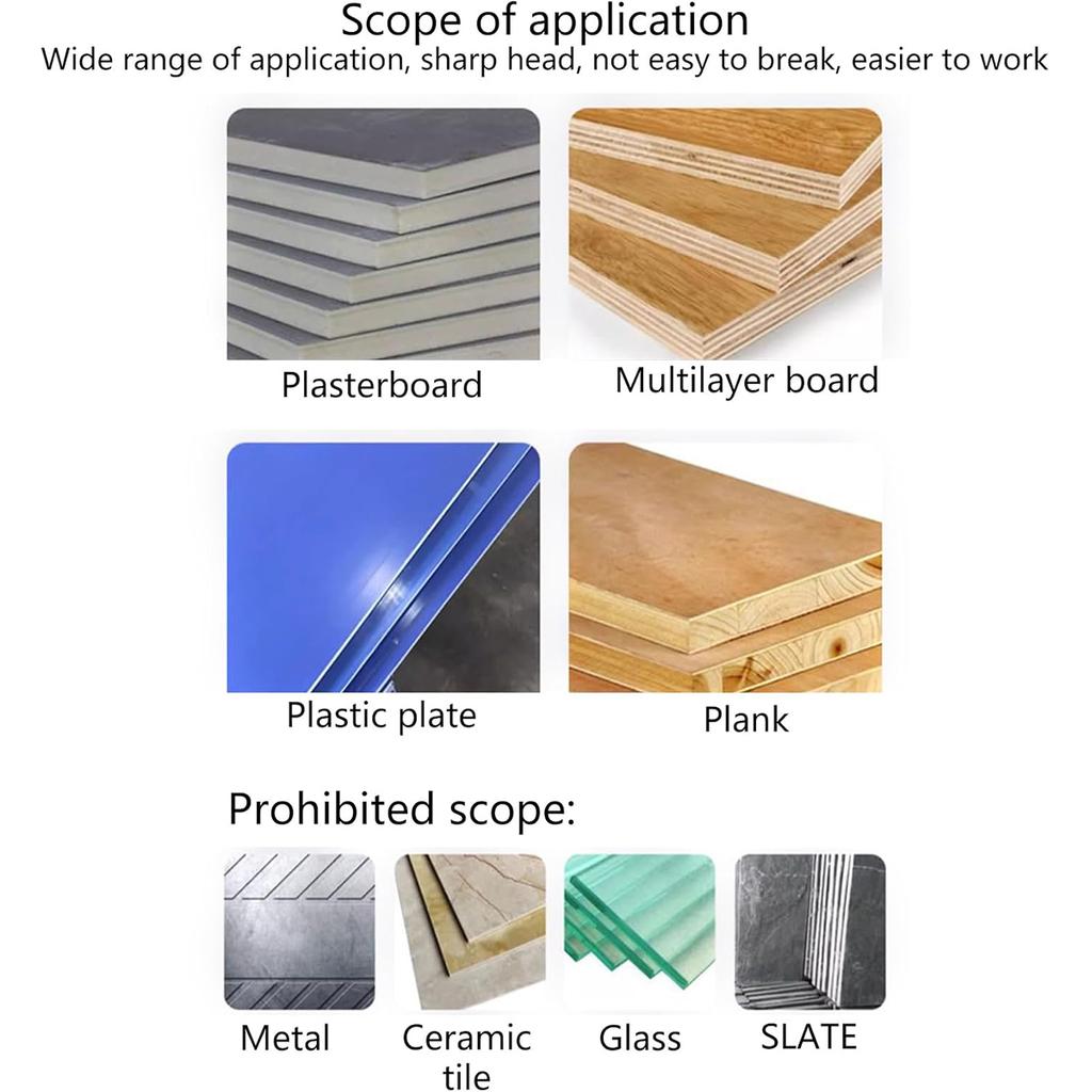 Adjustable Round Hole Saw Tool, Adjustable Hole Saw Diameter 45mm-130mm Woodworking Cutting Tools Hole Opener