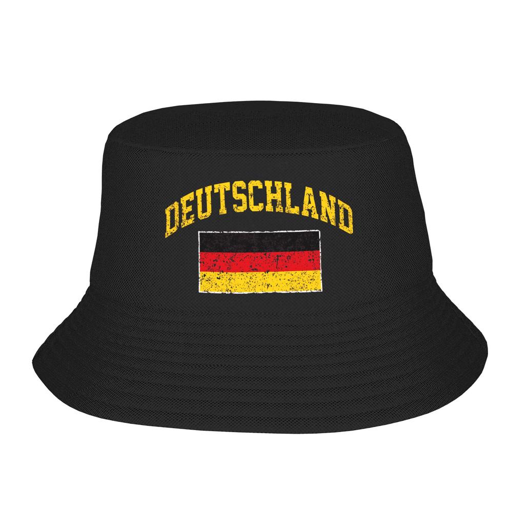 GerUnisexy Flag Bucket Hat For Unisex Women  FisherUnisex Hats Fashion Beach Travel Caps Soft Fold Outdoor Graphic Visor Hats