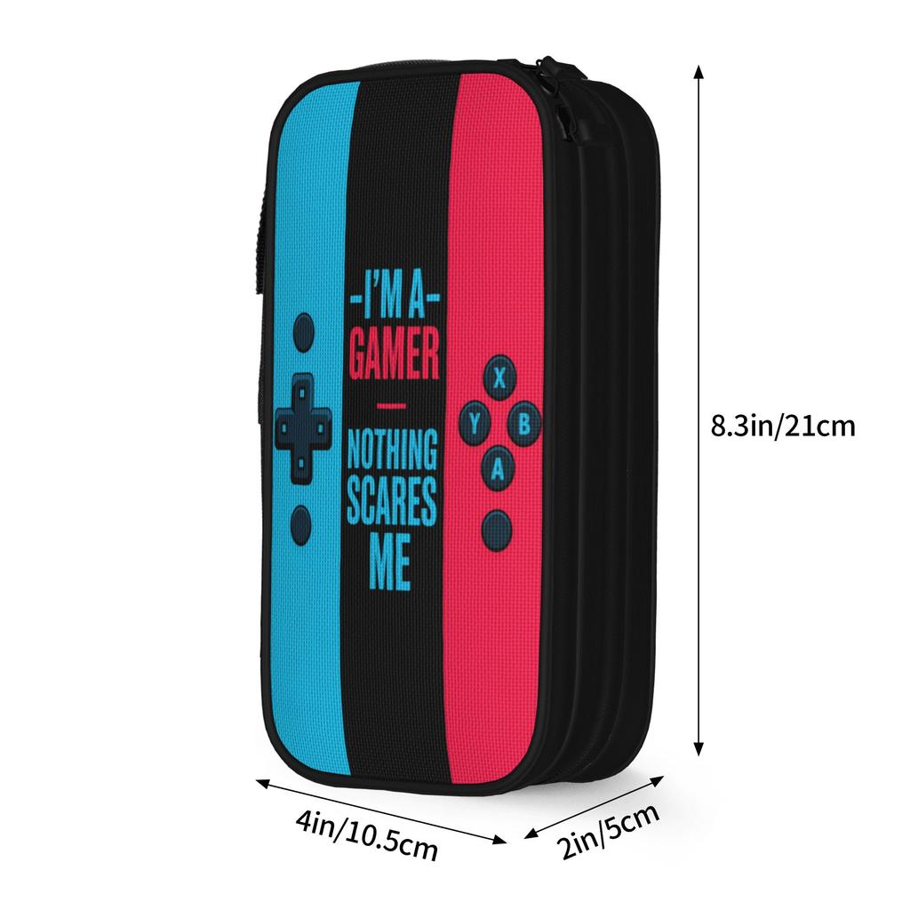 Classic Video Game Console Pencil Case Large Capacity Kids School Supplies Pen Case Birthday Gift