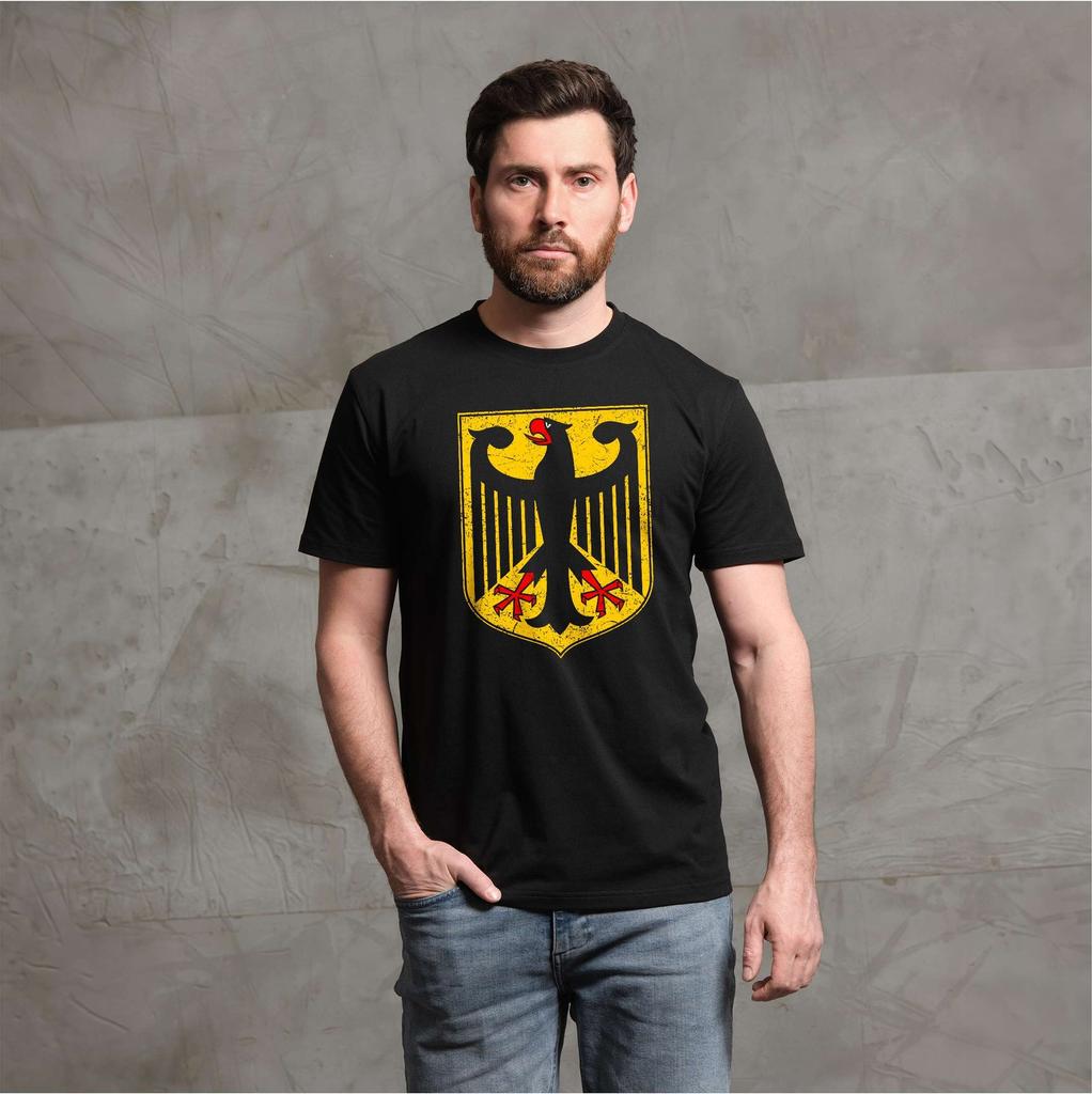 Germany T-Shirt Mens Womens Tees Top German Eagle Coat of Arms Deutschland Patriotic Tee